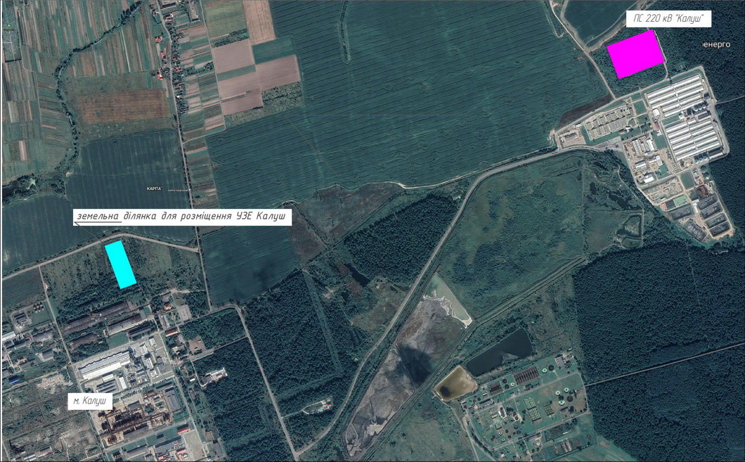  УЗЕ Калуш потужністю 44 МВт у Івано-Франківській області