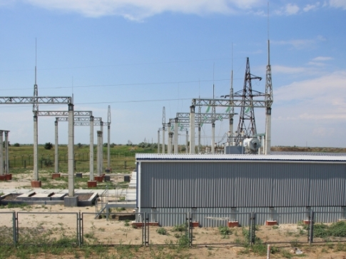 35 kV electrical substation constructed on the 9 MW SPP location site